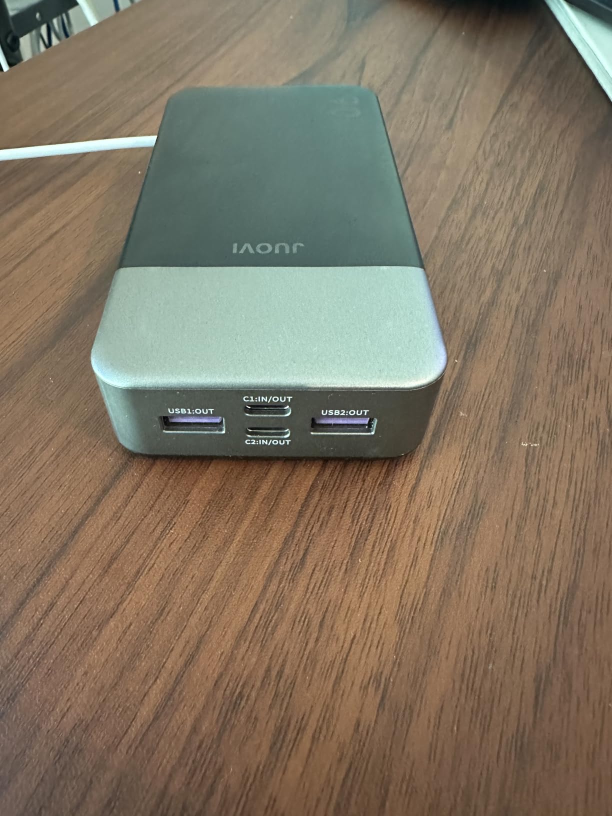 JUOVI Laptop Power Bank 90W 20000mAh Portable Charger | PD QC Fast Charging with 4-Port LED Display External Battery Pack for Laptop MacBook iPad Steam Deck Phones customer photo 2