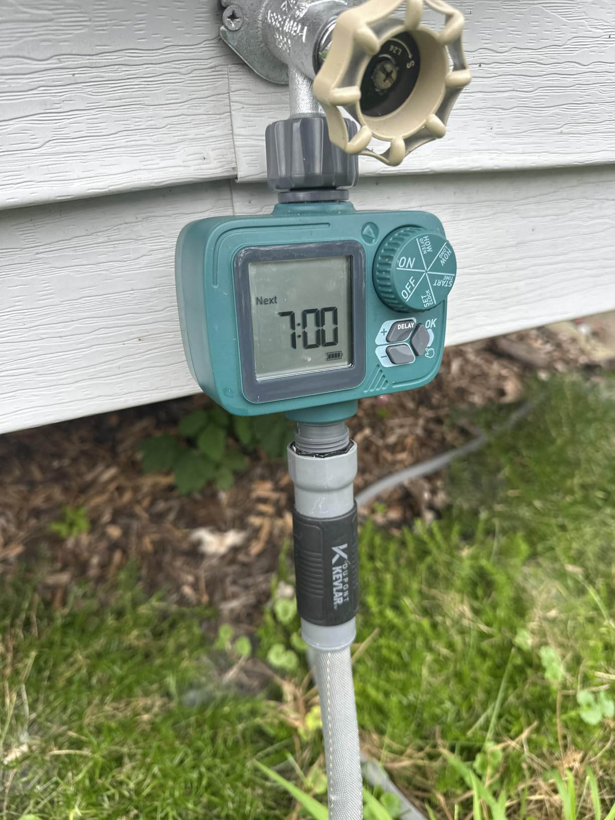 Sprinkler Timer, Programmable Hose Timer with Automatic Watering System | Digital Water Timer with Rain Delay & Manual Mode, 1 Outlet Drip Irrigation Controller for Garden Hose, Lawn & Outdoor Yard customer photo 1