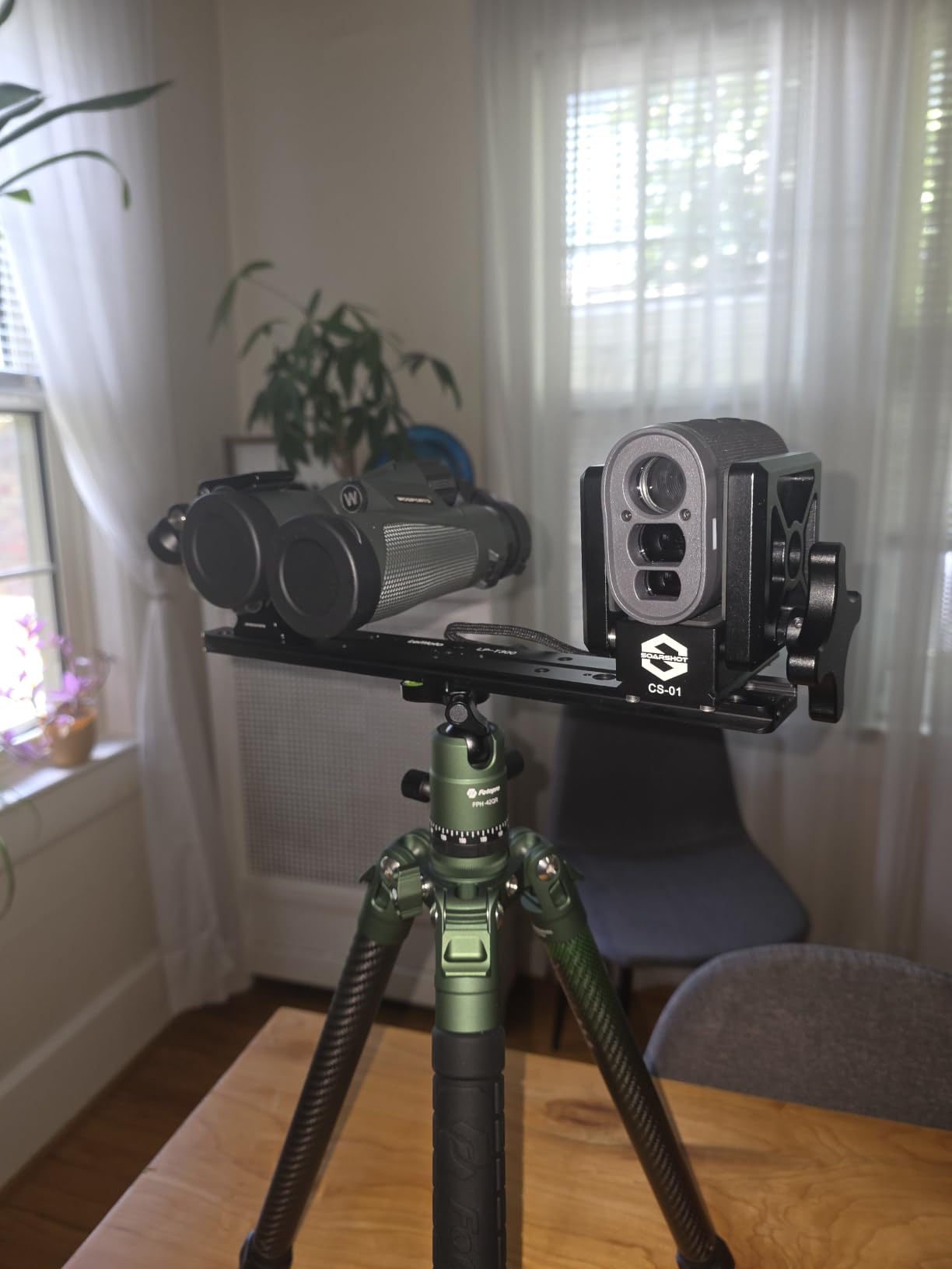CS-01 Arca-Swiss Rifle Saddle Mount for Hunting Tripod - CNC Aluminum Rifle Clamp with Integrated Arca Base, Adjustable Tripod Rest for Precision Shooting & Hunting customer photo 1