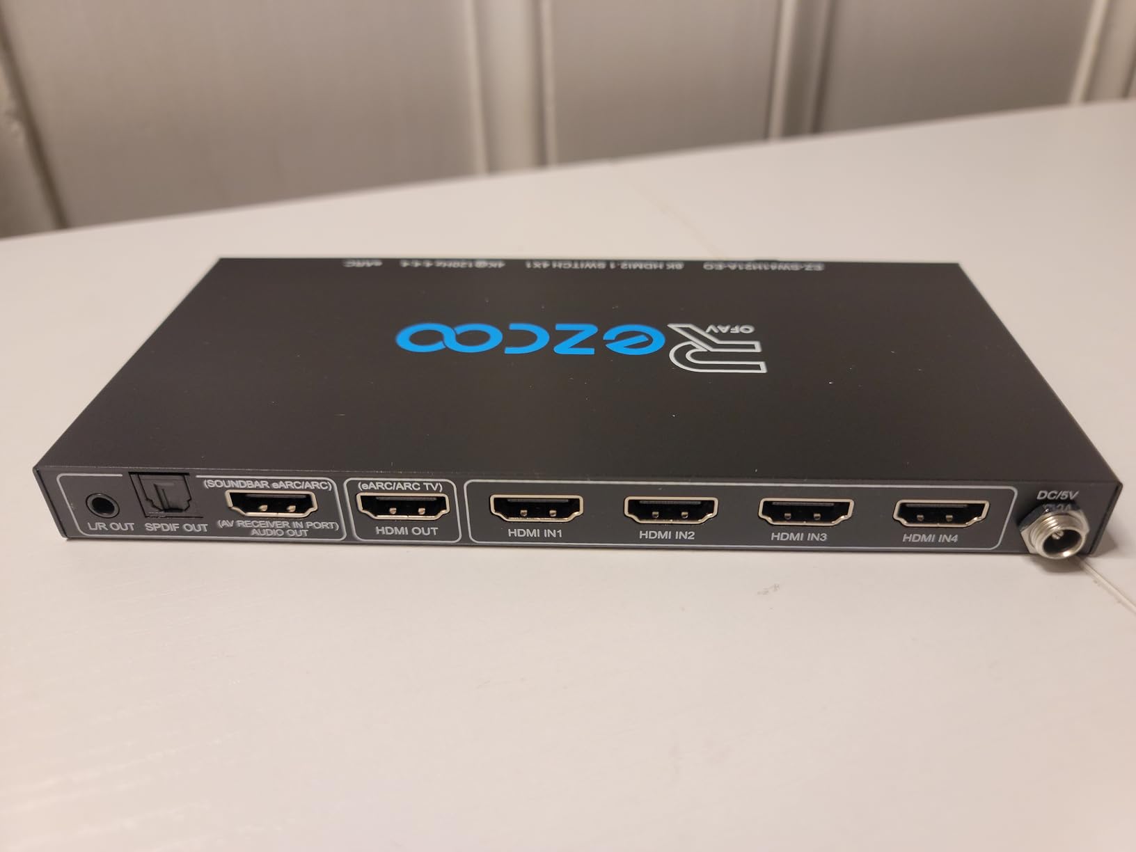 HDMI 2.1 Switch 4K 120Hz 4 in 1 Out with Audio Extractor VRR ALLM HDCP2.3 ARC eARC HDR CEC SPDIF Optical and 3.5mm Audio, Dolby Atmos, Digital EDID for PS5 Xbox NVIDIA AMD customer photo 2