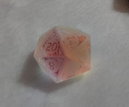 UDIXI Opal Gemstone DND Dice Cracked Stone Dice Set for D&D Tabletop Games | Natural Stone, Premium Gift Box, DM Gift, for Dungeons and Dragons Role Playing Games customer photo 1