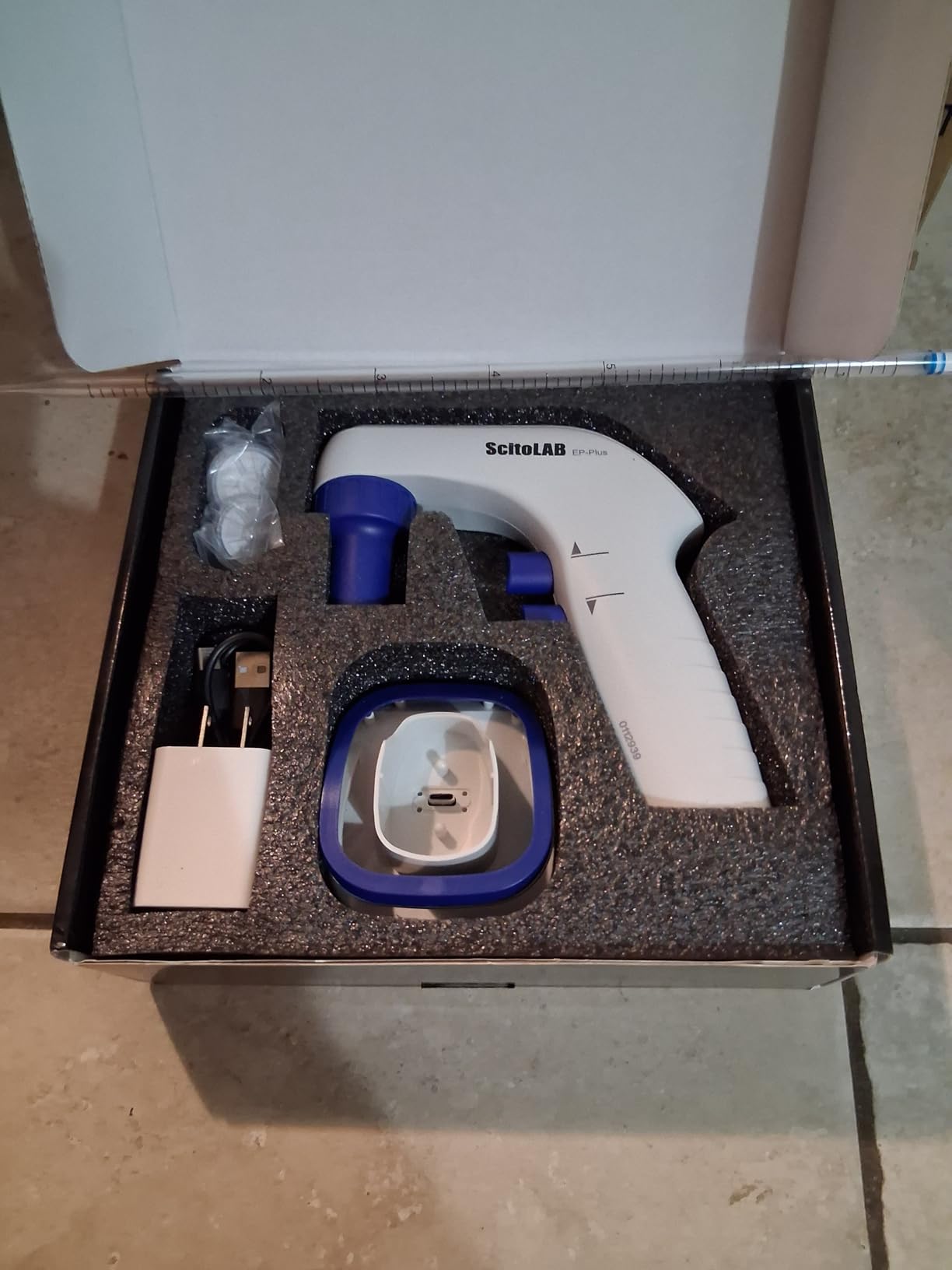 Lab Electric Pipette Controller, 0.1-100ml Motorized Pipette | 6 Adjustable Speed, Dual Drainage Modes, Digital Pipettor for Laboratory School customer photo 2