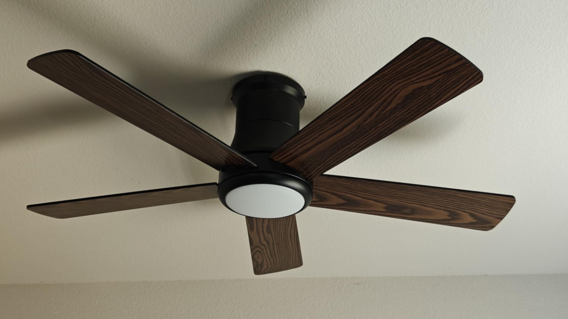84 Inch Ceiling Fan with Light and Remote Contol, Large Air Volume | Quiet DC Motor, 3CCT Dimming, Timer, Memory Function, Walnut/Black Ceiling Fan for Living Room/Bedroom/Covered Patio customer photo 2