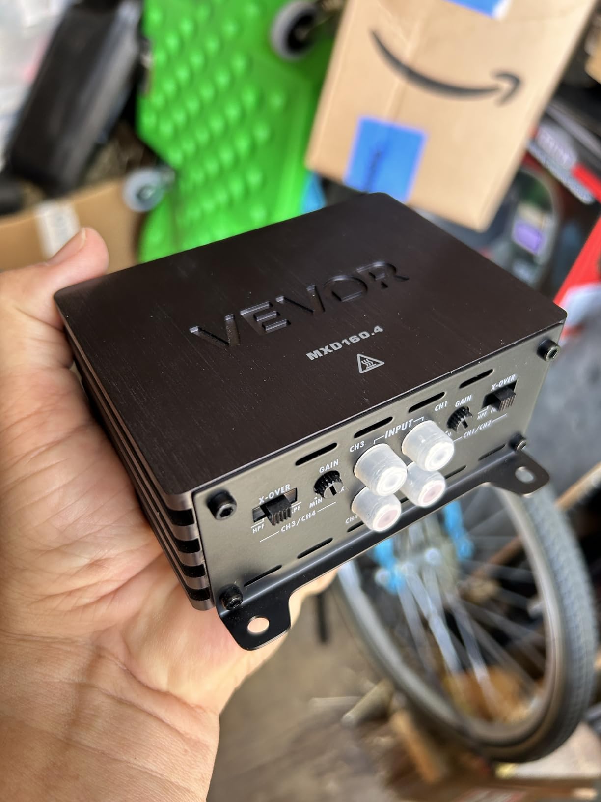 VEVOR 4 Channel Car Audio Amplifier 2 Ohm Stable Bridgeable Class D Full Range Amp Max Power 4 x 110W @ 4 Ohm / 4 x 160W @ 2 Ohm for Car SUV Truck Off-Road customer photo 2