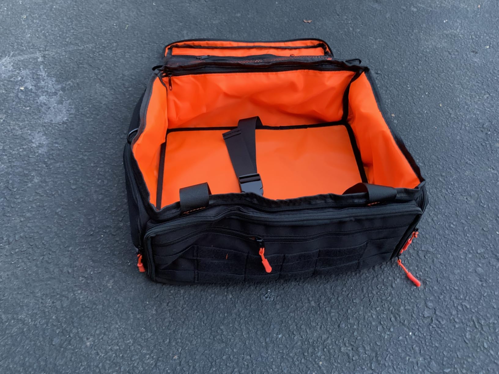 ORKELS RC Car Carrying Case For 1/14, 1/16, 1/18 Scale, Heavy Duty RC Storage Bag with Reinforced Base, Multi-Pocket Tool Organizer, Compatible with Traxxas RC Cars Trucks & Buggies customer photo 1