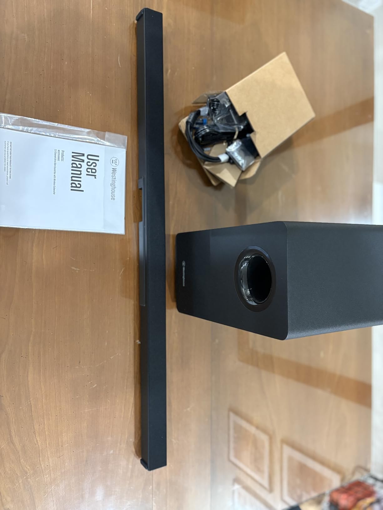 Westinghouse 2.1 Channel Soundbar with Wireless Subwoofer, DTS:X and Dolby Atmos, 120W RMS & 240W Max Output, for Smart TV, Home Theater Audio, HDMI/eArc, Bluetooth, Roku TV Ready customer photo 1