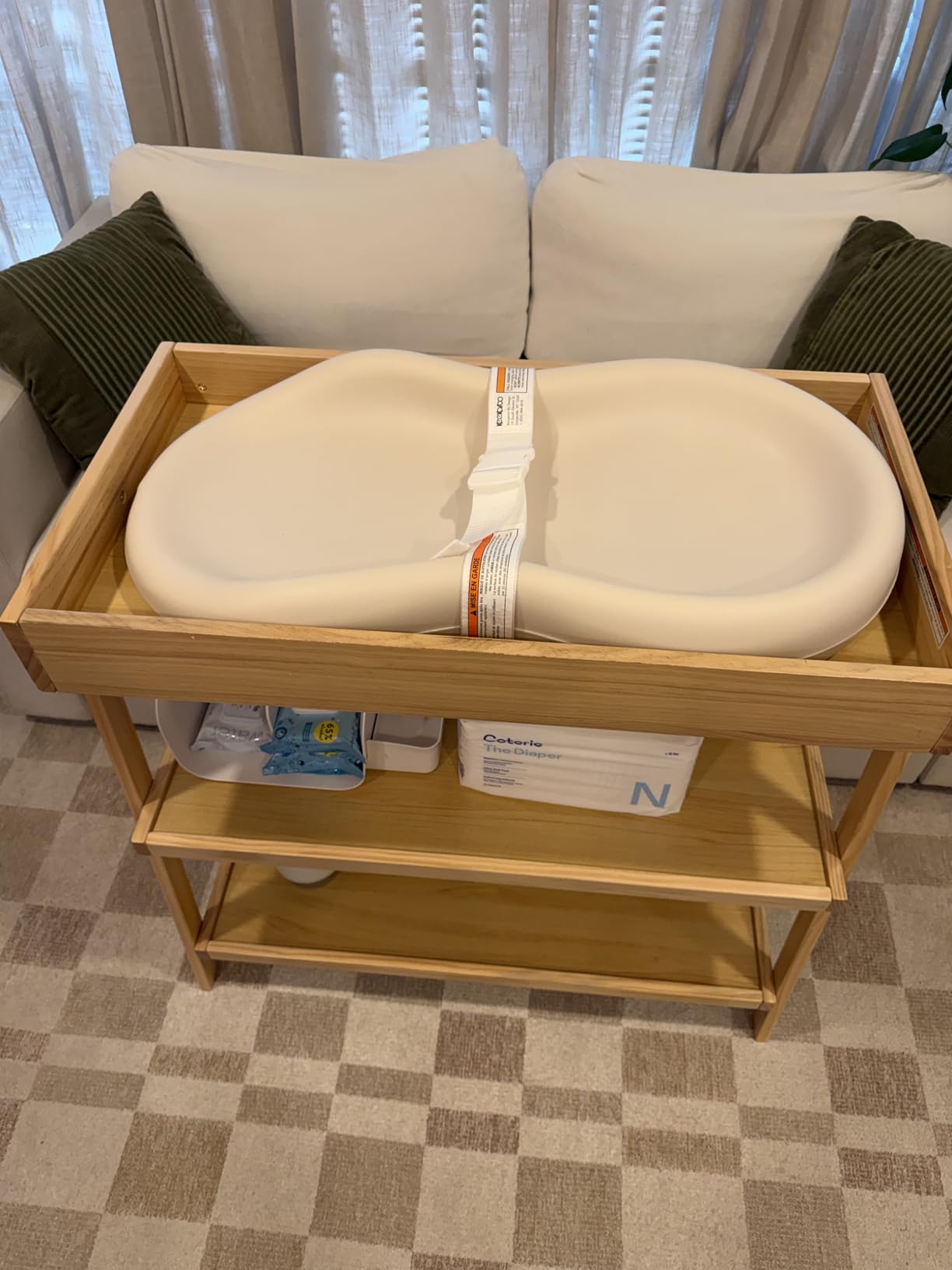 Delta Children Scout Changing Table, Chestnut customer photo 1