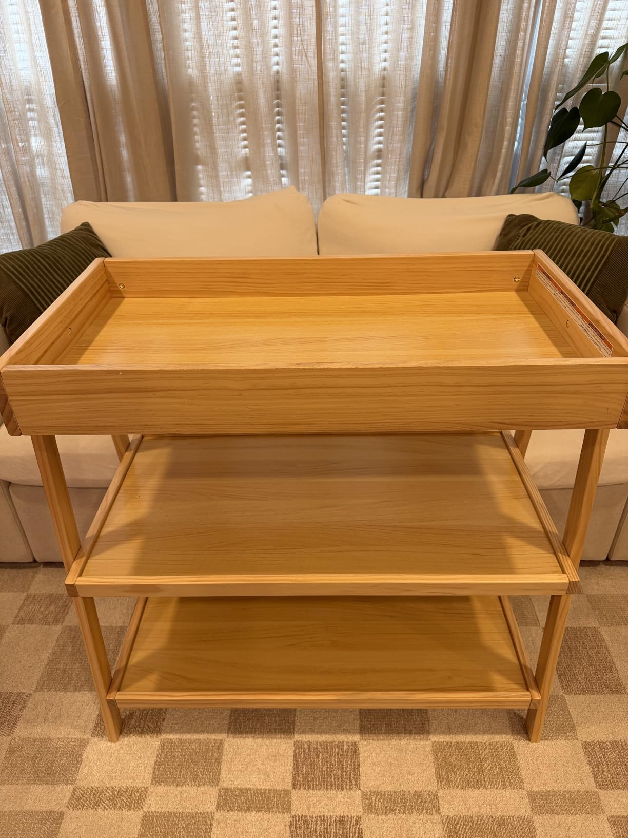 Delta Children Scout Changing Table, Chestnut customer photo 2