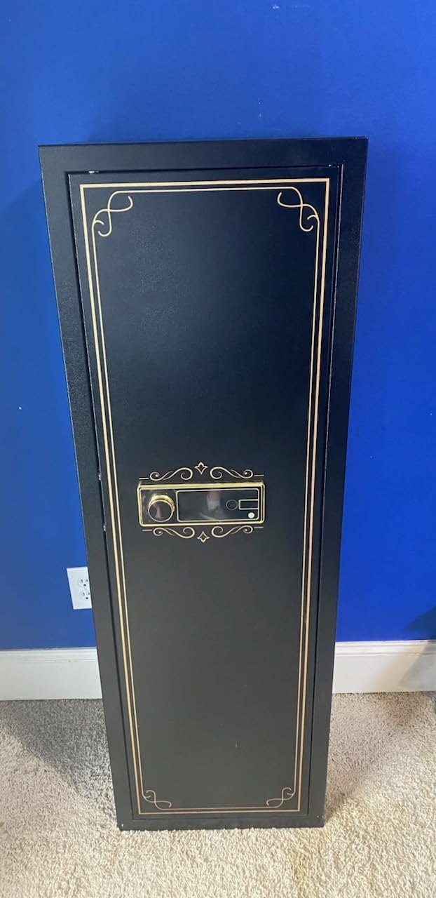 KAER 8-12 Fingerprint Long Gun Safe for Rifles & Pistols | Password Lock | Adjustable Shelves | Perfect for Apartments, Homes, Offices | Secure Storage and Quick Access Gun Cabinet customer photo 1