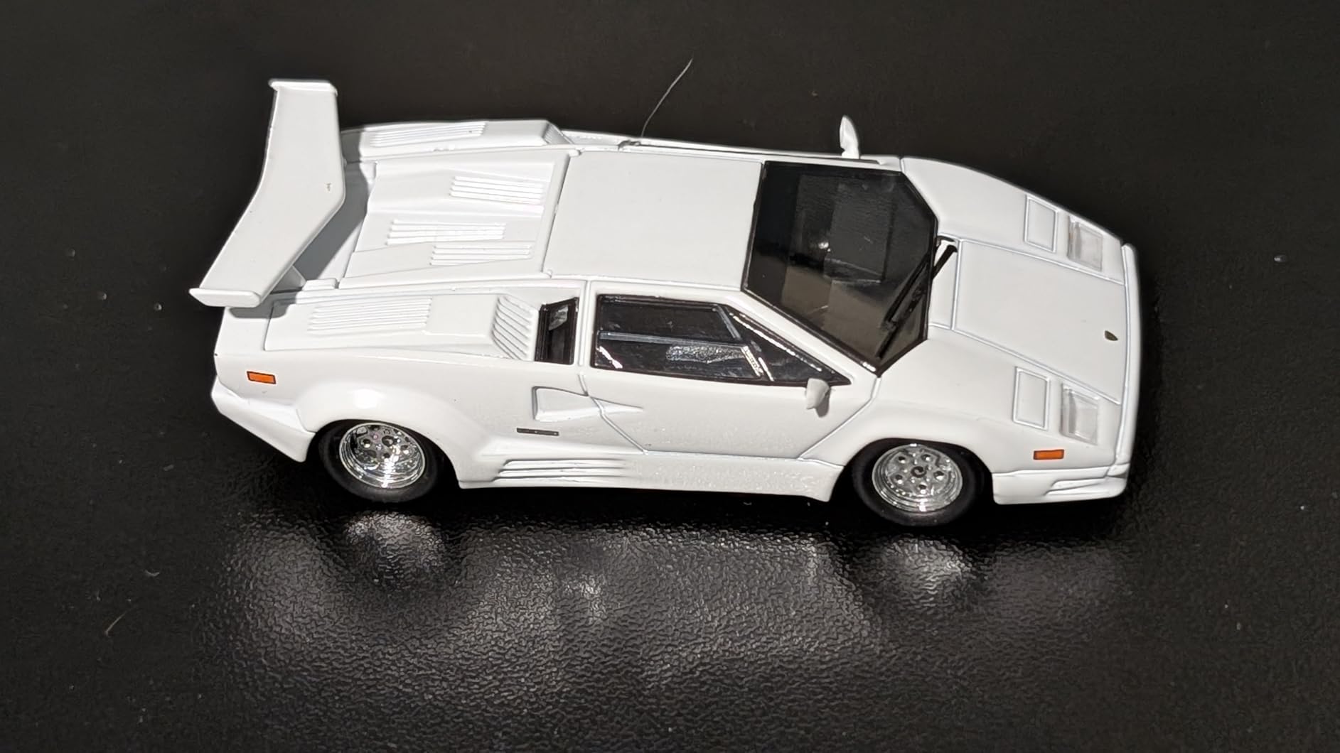 Diecast Model Car Compatible with Mini GT 1:64 Lamborghini Countach 25th Anniversary White Limited Edition MGT01134 customer photo 1
