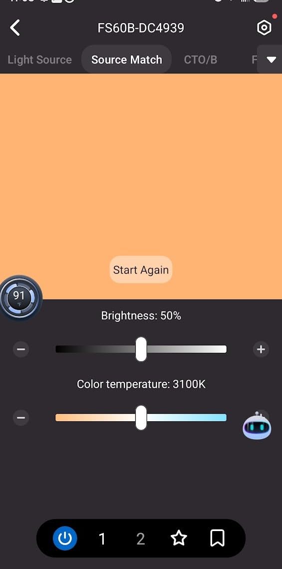 NEEWER FS60B 60W 2700K-6500K Bi Color LED Video Light with App Control | COB Continuous Output Lighting with 34300lux/1m, CRI96+, 12 Scenes for Studio Photography & Outdoor Video Recording customer photo 2