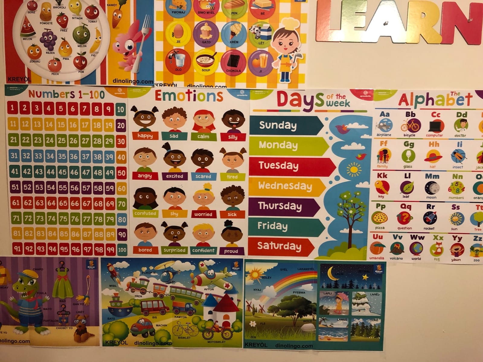Sproutbrite 12 Pack 11 x 17 Academic Foundation & Early Learning Bundle | Educational Posters & Charts for Classroom customer photo 1