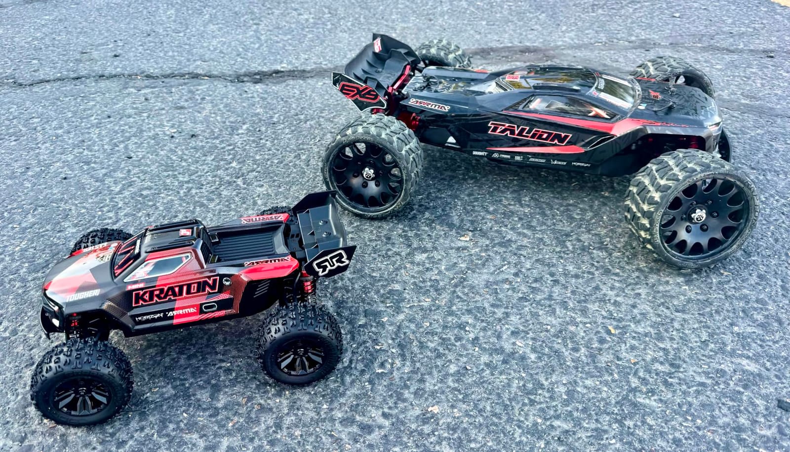 ARRMA 1/16 Mini Kraton 3S DSC 4X4 RTR Brushless RC Speed Truck, Black/Red customer photo 1