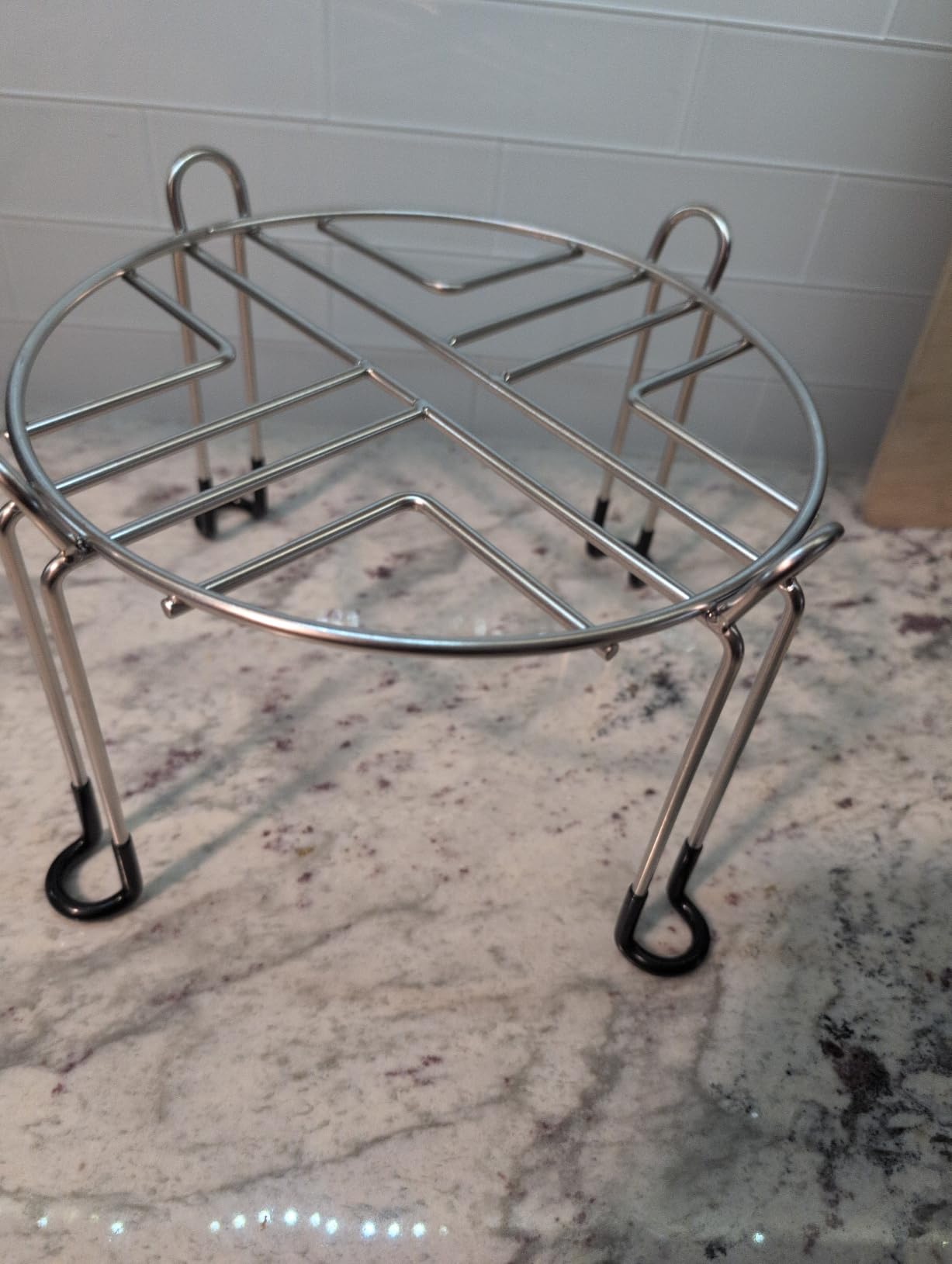 ARMOUR Water Filter Stand, 9.4in x 6.3in, Compatible with Berkey Systems | Compatible with Berkey, Boroux, Alexapure Pro gravity filter systems. Stainless steel, 220 lb capacity, anti-slip feet customer photo 2