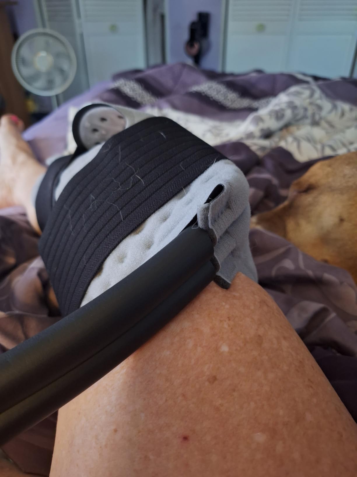 Ice Machine for Knee After Surgery w/Compression, Hip Replacement Cold Therapy Machine, Cryocuff Wrap Pack for Shoulder Recovery, ACL Cold Circulation System customer photo 2