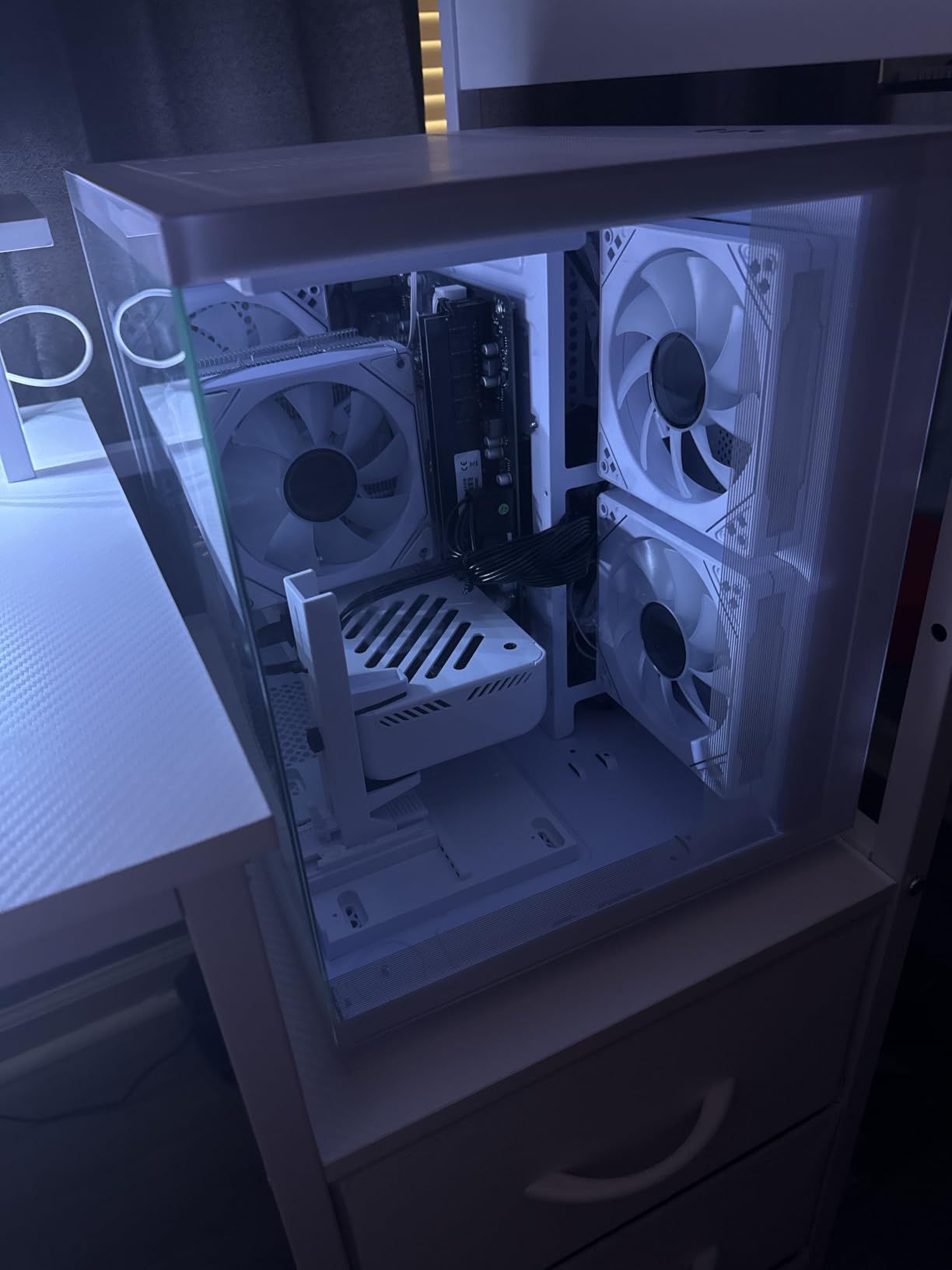 Gaming PC Desktop Computer - Ryzen 5 4500, Radeon RX 6500XT 4GB | 16GB DDR4 RAM, 512GB NVME SSD, Prebuilt Tower for 1080P Casual Gaming, Streaming, School & Home Office (White) customer photo 1