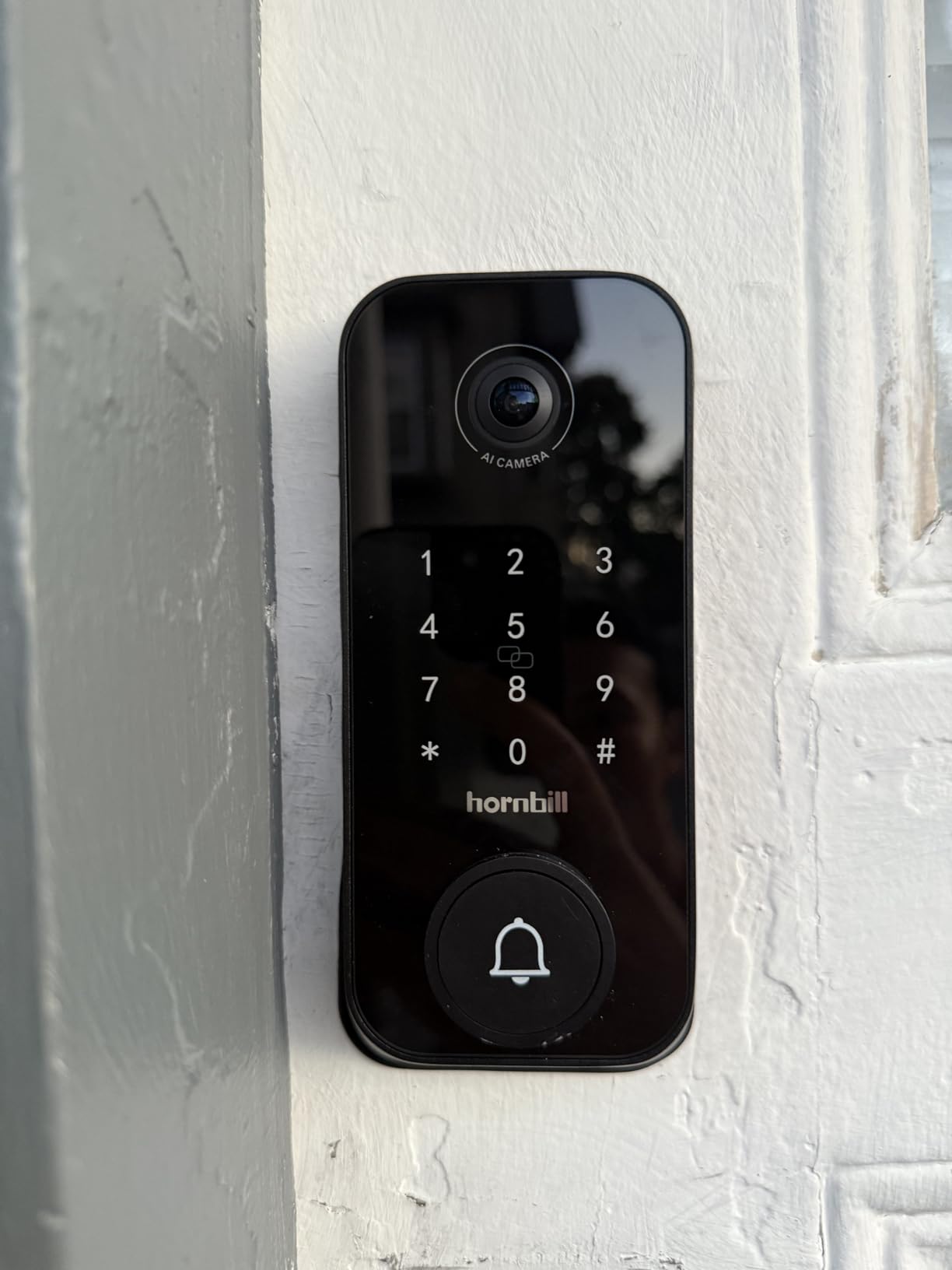 Hornbill Video Smart Lock with Camera: 10-in-1 Ring+2K Camera+Doorbell+Fingerprint Keyless Entry Door Lock, Built-in WiFi Deadbolt(only 2.4G), Two-Way Audio/App Remote Control/PIR, No Monthly Fee customer photo 1