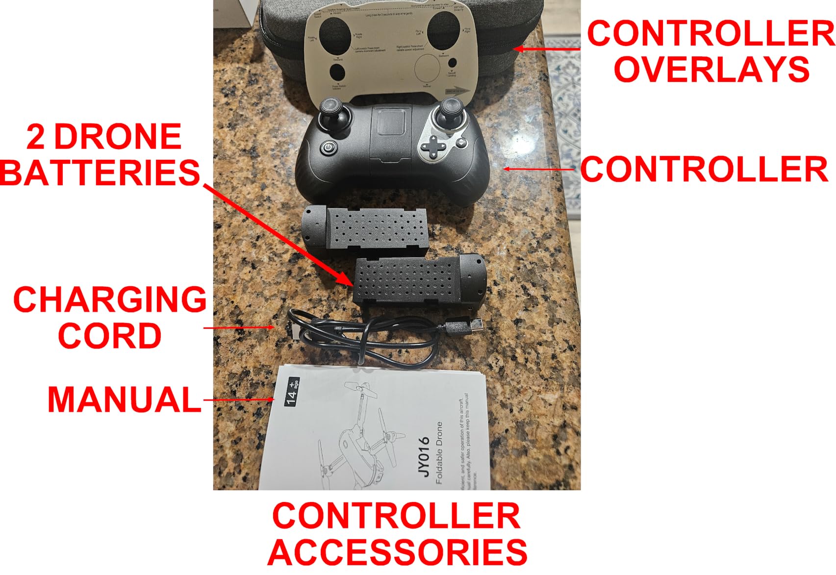 Drone with Camera for Beginners, 1080P HD FPV Foldable Mini Drone for Kids, 2 Batteries, Carrying Case, Trajectory Flight, Gravity Control, One-Key Takeoff/Landing, 360-degree Flip, Toys Gift for Boy customer photo 2