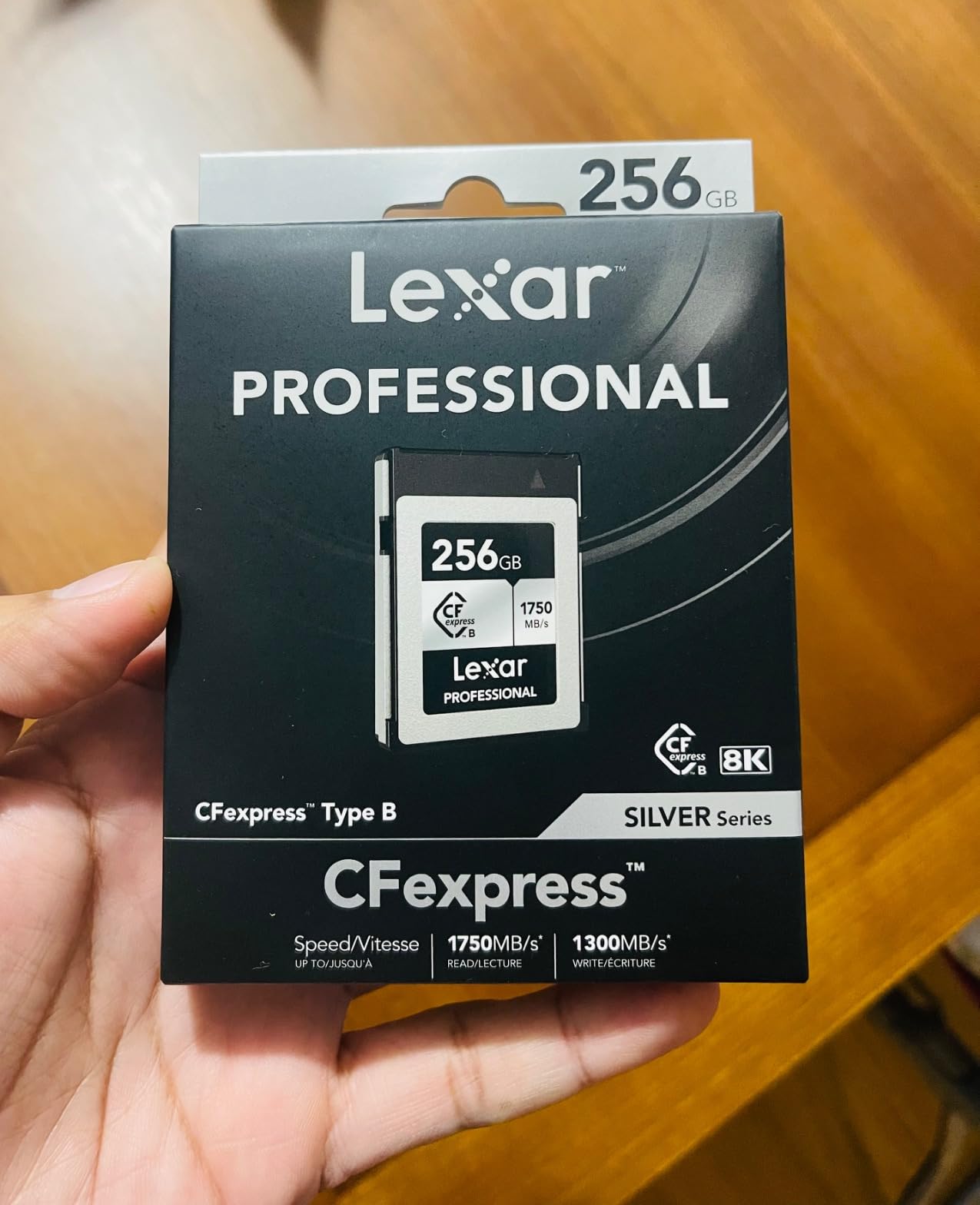 512GB CFexpress Type B Silver 4.0 Card, 3600/3000 MB/s, 8K Video | Compatible w/ Cinema Cameras, DSLRs, For Photographers, Videographers, PCIe 4.0/NVMe Enabled, LCXEXS4512G-RNENU customer photo 1