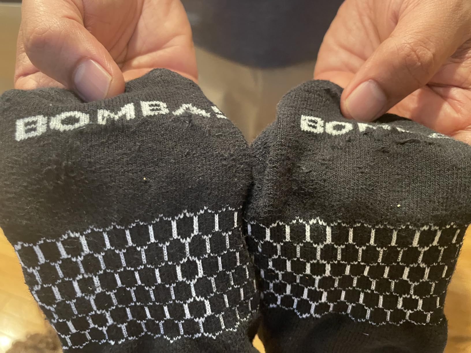 BOMBAS Women's Solid Black Ankle Socks, 6-Pack Cushioned Athletic Low Cut Socks, Size Medium (7.5-11) customer photo 2