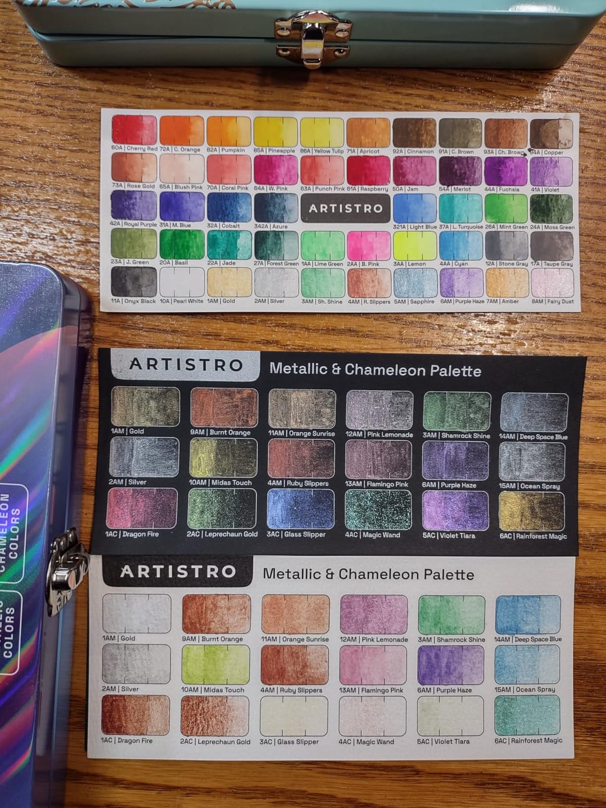 ARTISTRO Watercolor Paint Set - Travel Art Kit - 50 Colors | Professional Watercolor Paints - Portable Metal Case - Complete Painting Kit With Set Of Brushes - For Adults, Artists & Kids customer photo 2