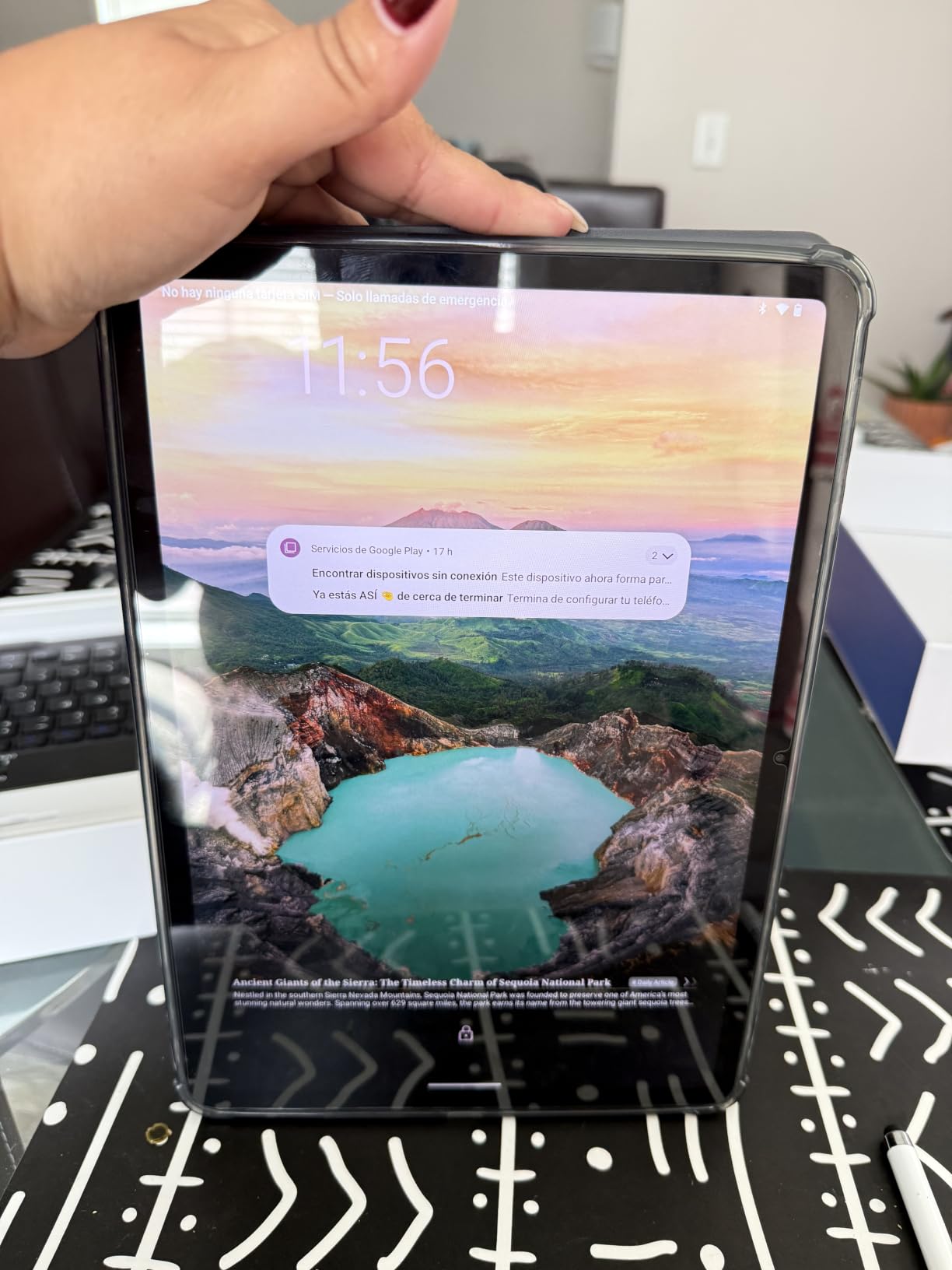 2026 Upgraded 12.2 inch Tablet, Android 16 Tablet with Keyboard, 2.5K QHD Display for High-Res Gaming/Art/Productivity, Up to 48GB+256GB+2TB TF,Octa-Core/10000mAh/Widevine L1/GMS/GPS/4-year Warranty customer photo 1
