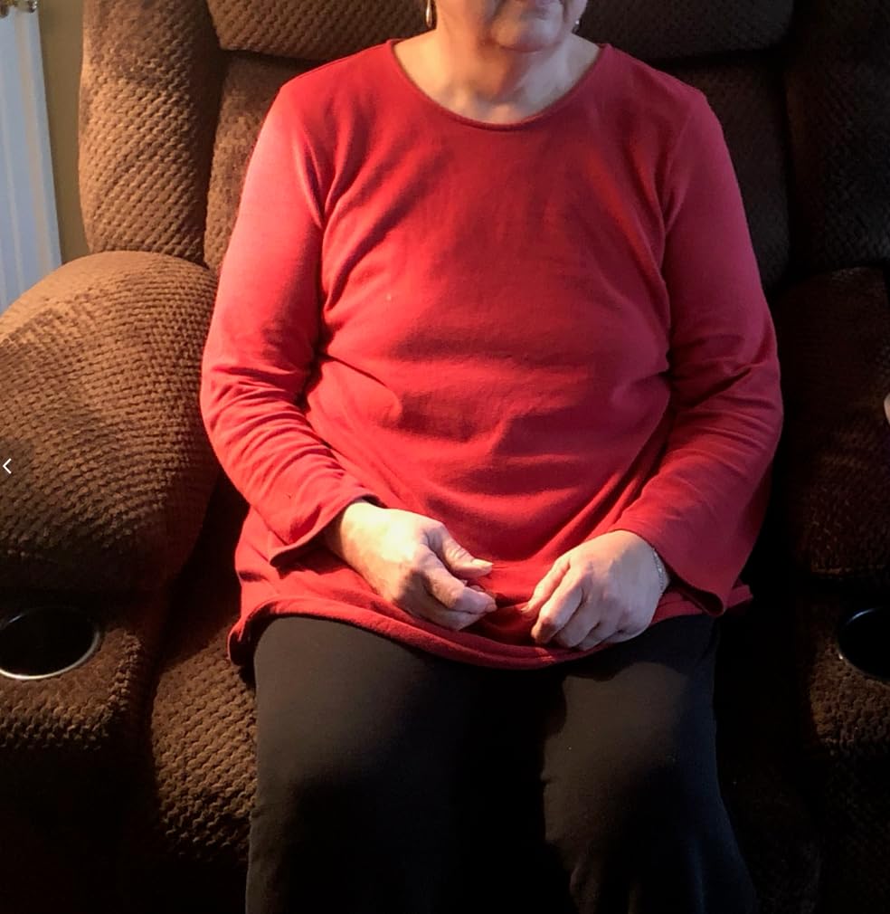 3 Motor Large-Wide Lift Chair, Infinite Position, 180° Lay Flat, Power Lift Chairs Recliners for Elderly Big and Tall, Massage & Heat, Extended Footrest (Dark Red, Large Wide) customer photo 2