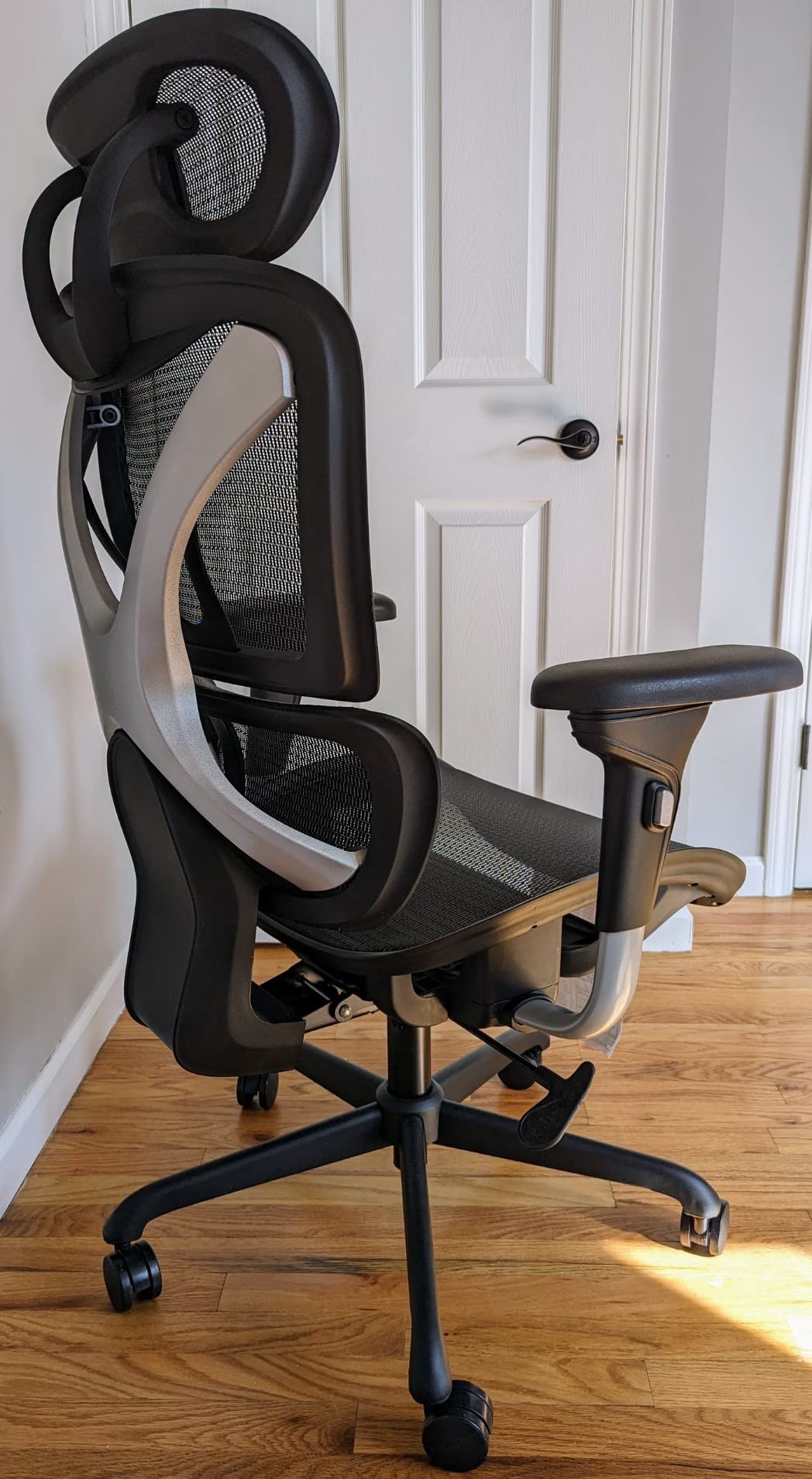 GABRYLLY Ergonomic Office Chair, Mesh Computer Desk Chair with BIFMA 5.1 Certified, Adjustable Lumbar Support, 3D Arms, Durable Commercial Task Chair with 3-Stage Tilt for Company, Home, Bulk,Work customer photo 2