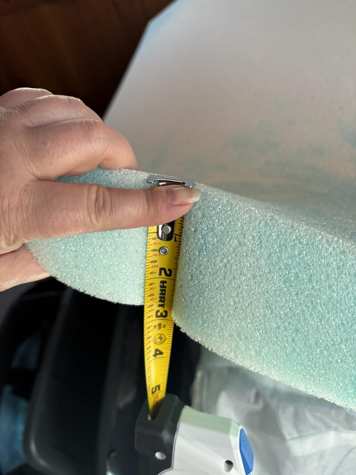 OLIXIS 3 Inch Queen Cooling Gel Infused Memory Foam Mattress Topper Bed Pad | CertiPUR-US Certified, Soft Ventilated Pressure Relieving Bed Pad in a Box, Plush Overlay for Dorm, RV, Camper & Sleeper Sofa customer photo 1