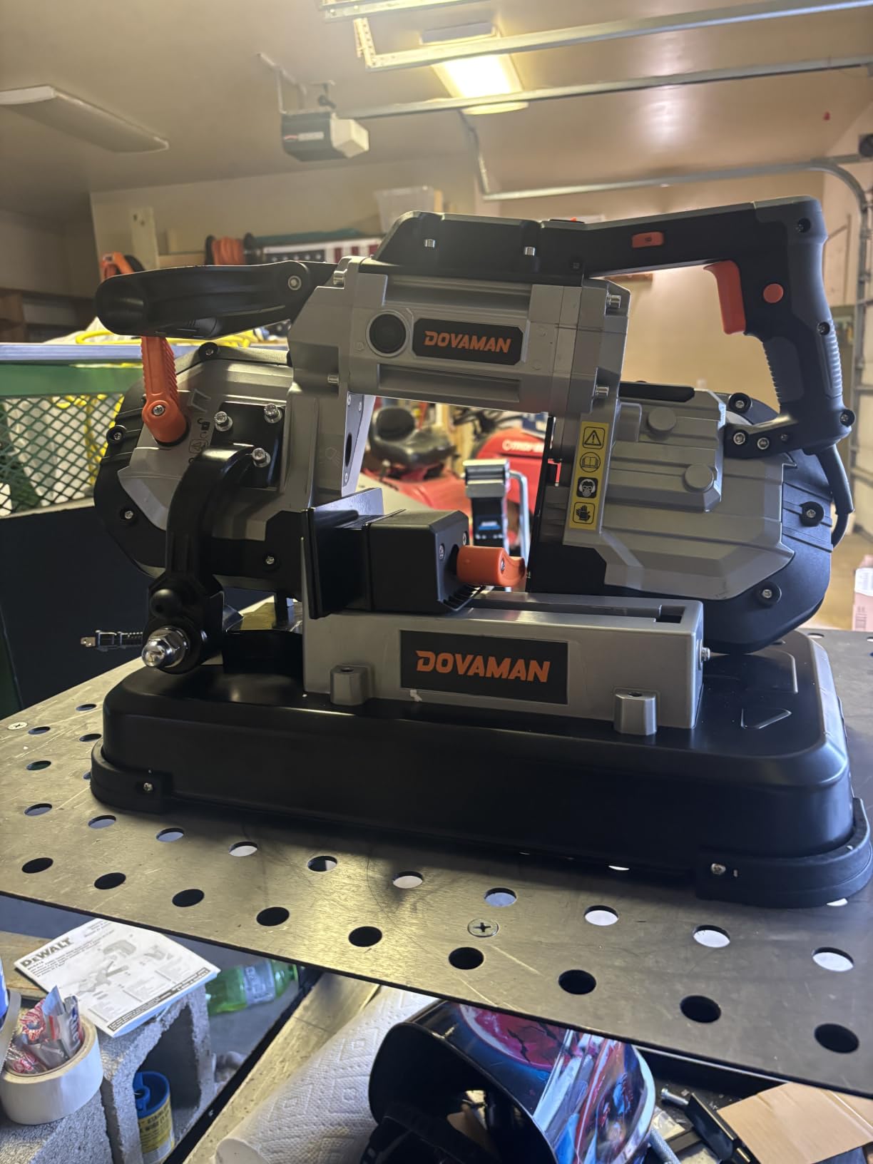 DOVAMAN Portable Band Saw, 10A Variable Speed, 5-Inch Deep Cut customer photo 2