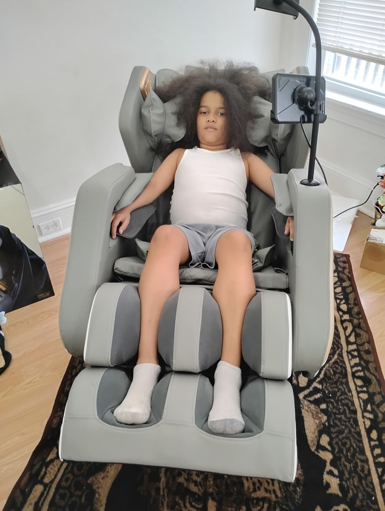 Massage Chair Full Body 14 Fixed Roller Zero Gravity 5 Auto Modes customer photo 2