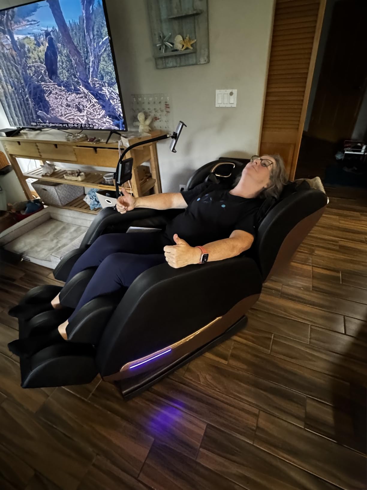 Massage Chair Full Body, 14 Fixed Rollers, Zero Gravity Recliner customer photo 1