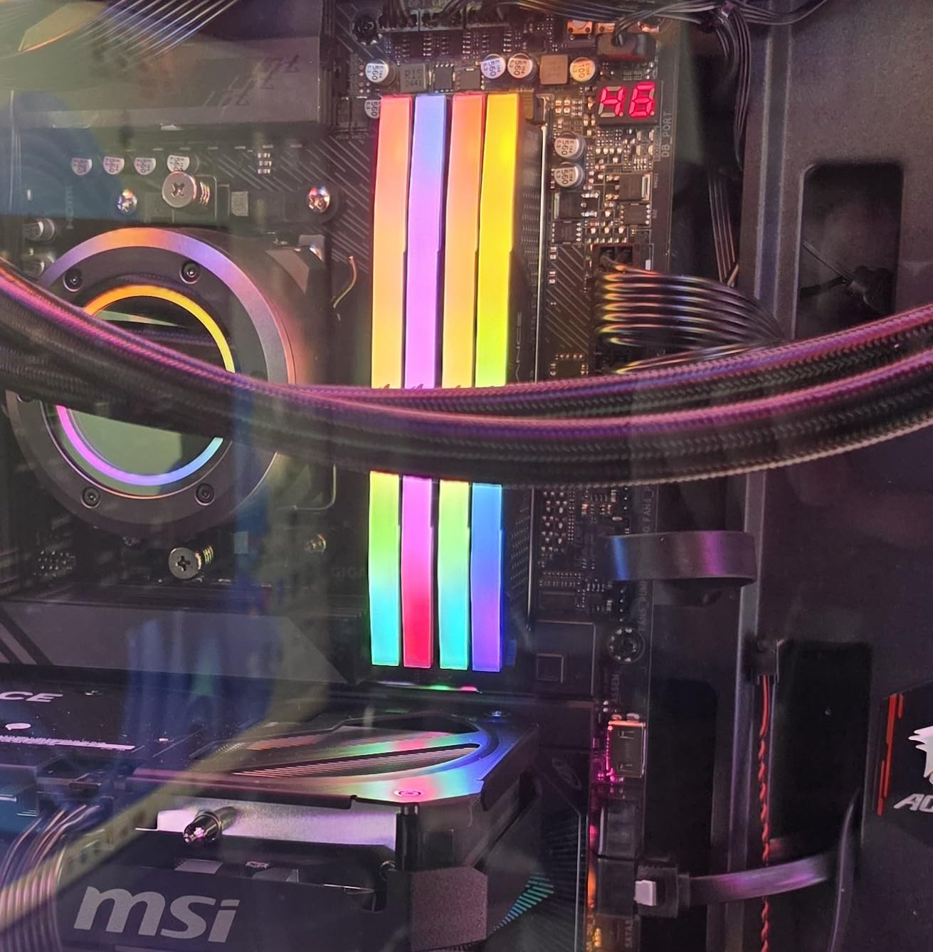 Corsair Vengeance RGB RS DDR5 16GB (2 x 8GB) Up to 6000MHz AMD Intel RAM customer photo 2