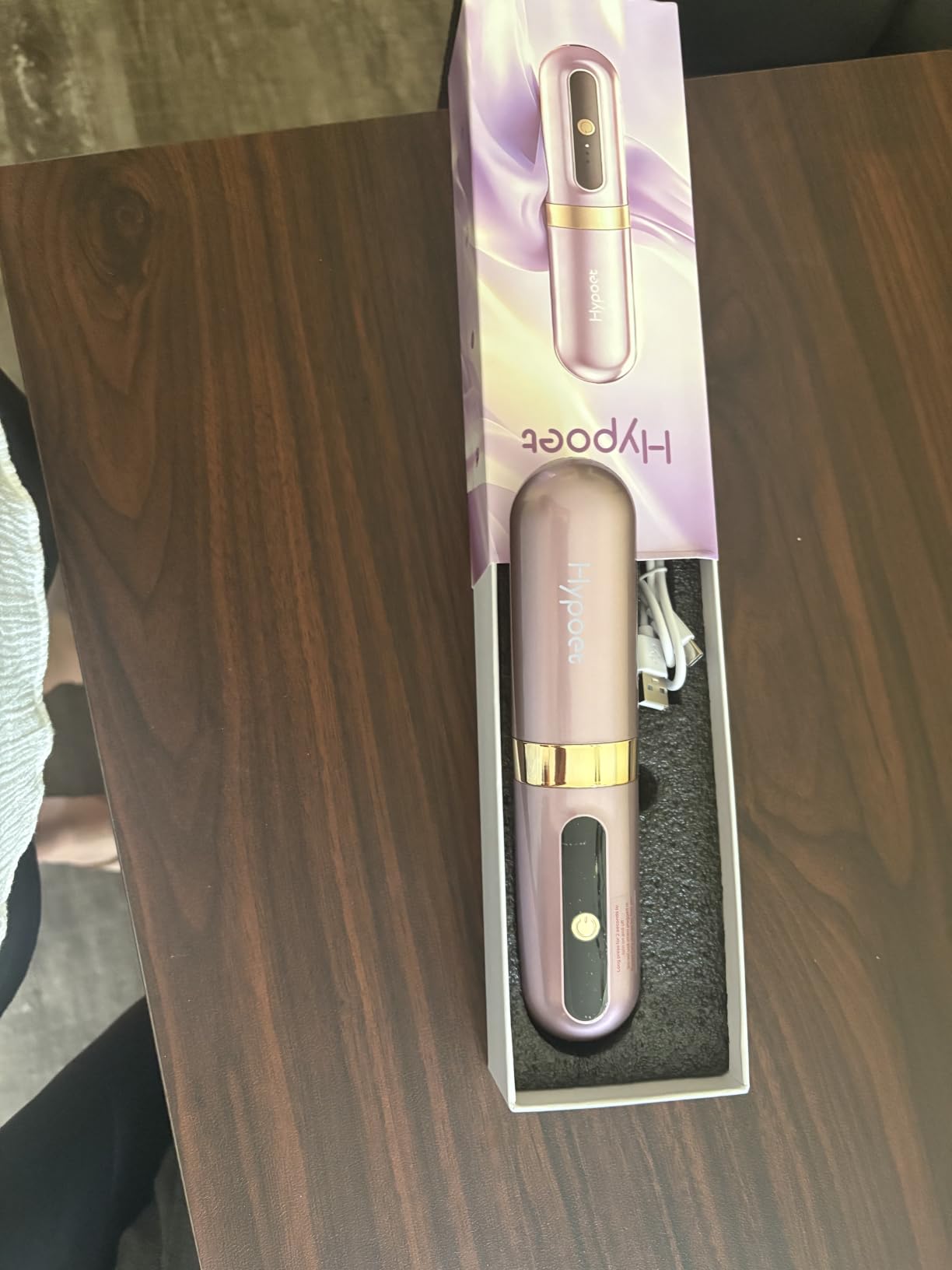 Go Brush Pro 2026,Cordless Hair Straightener Brush, Ionic & Anti-Frizz, Ceramic Tourmaline MCH Fast Heating, Anti-Scald, Type-C Fast Charging, Portable Cordless Hair Straightener Brush for Women customer photo 2