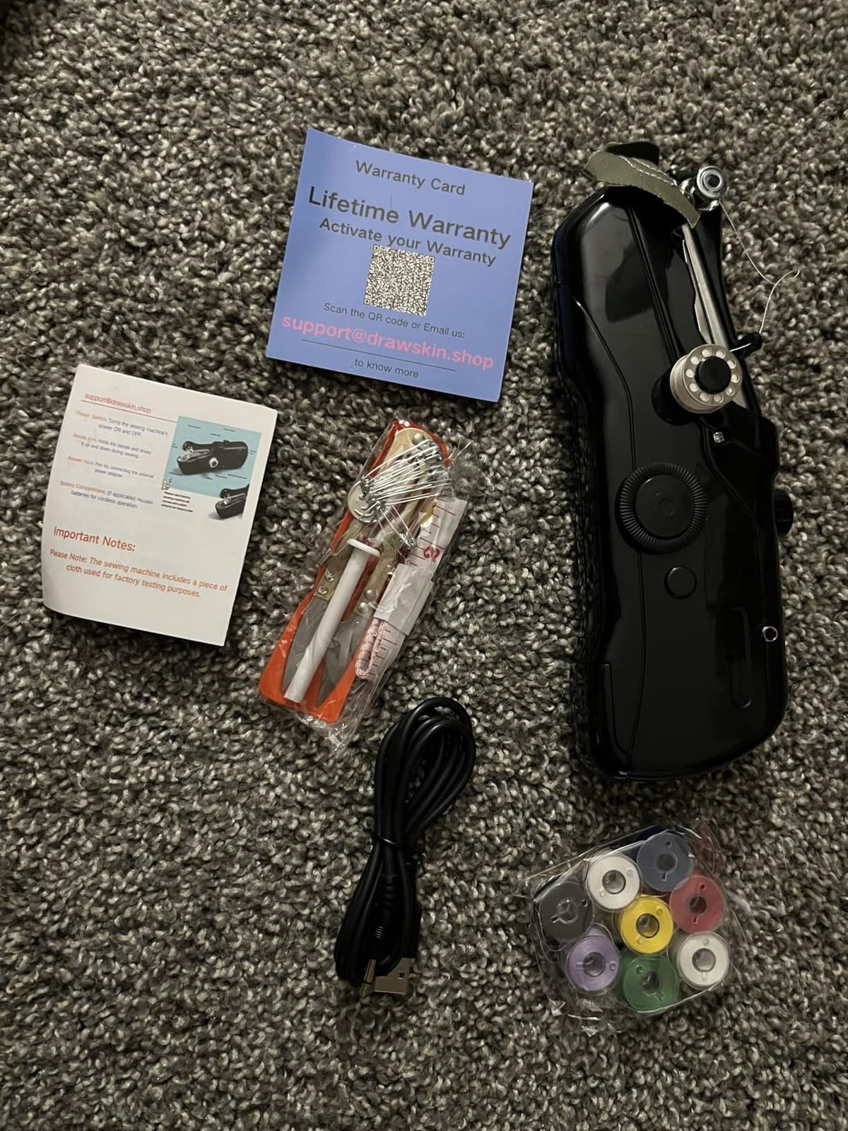 Portable Handheld Sewing Machine for Adults - Mini Hand Held Sewing Machine for Beginners customer photo 1