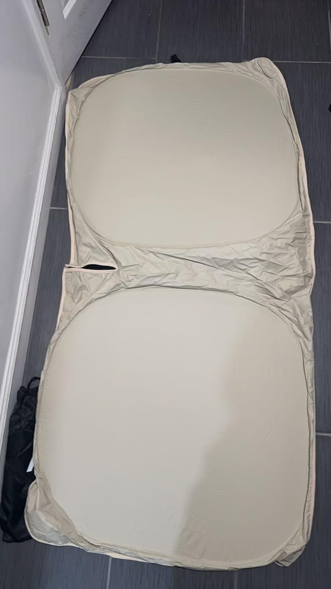 Nmoiss Ice Silk Air-Cooled Car Windshield Sun Shade [Superior Coolness], M customer photo 1