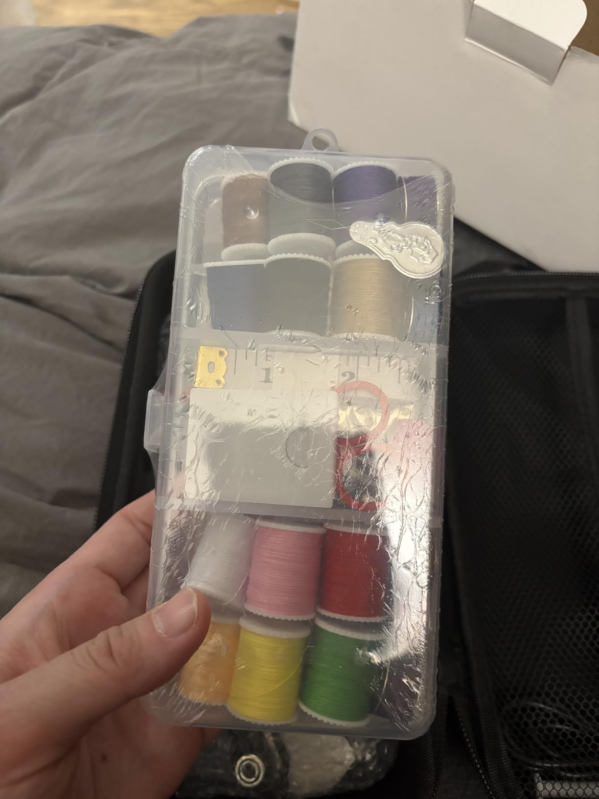Portable Mini Sewing Machine for Beginners, Hand Held Sewing Machine with Sewing Kit and Storage Case customer photo 2