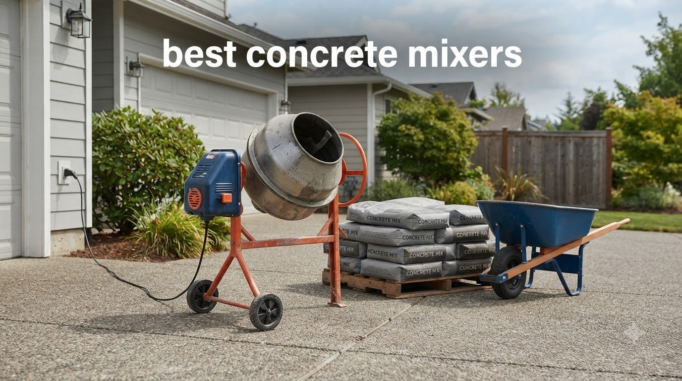 best concrete mixers