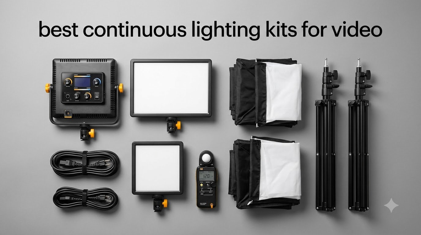 best continuous lighting kits for video