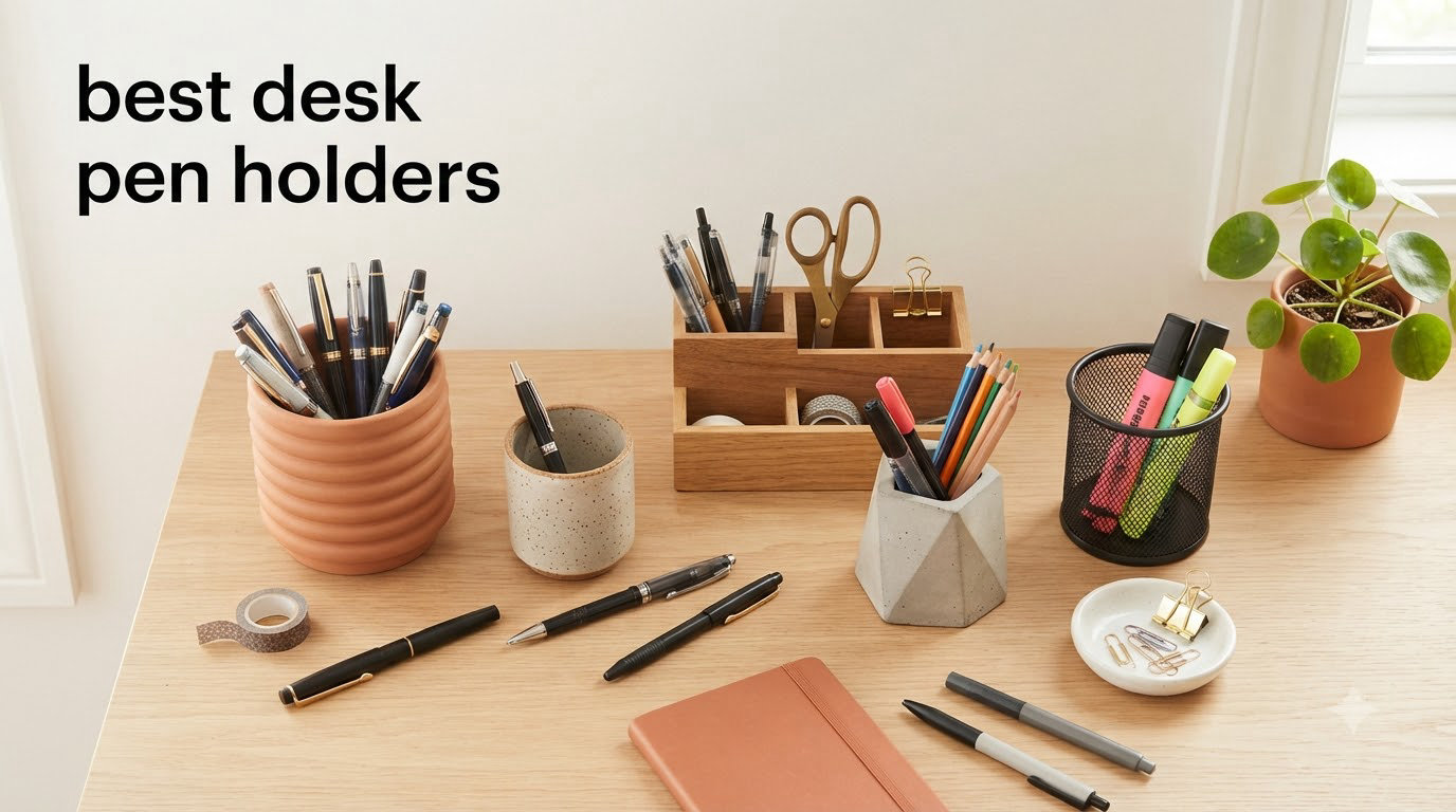 best desk pen holders