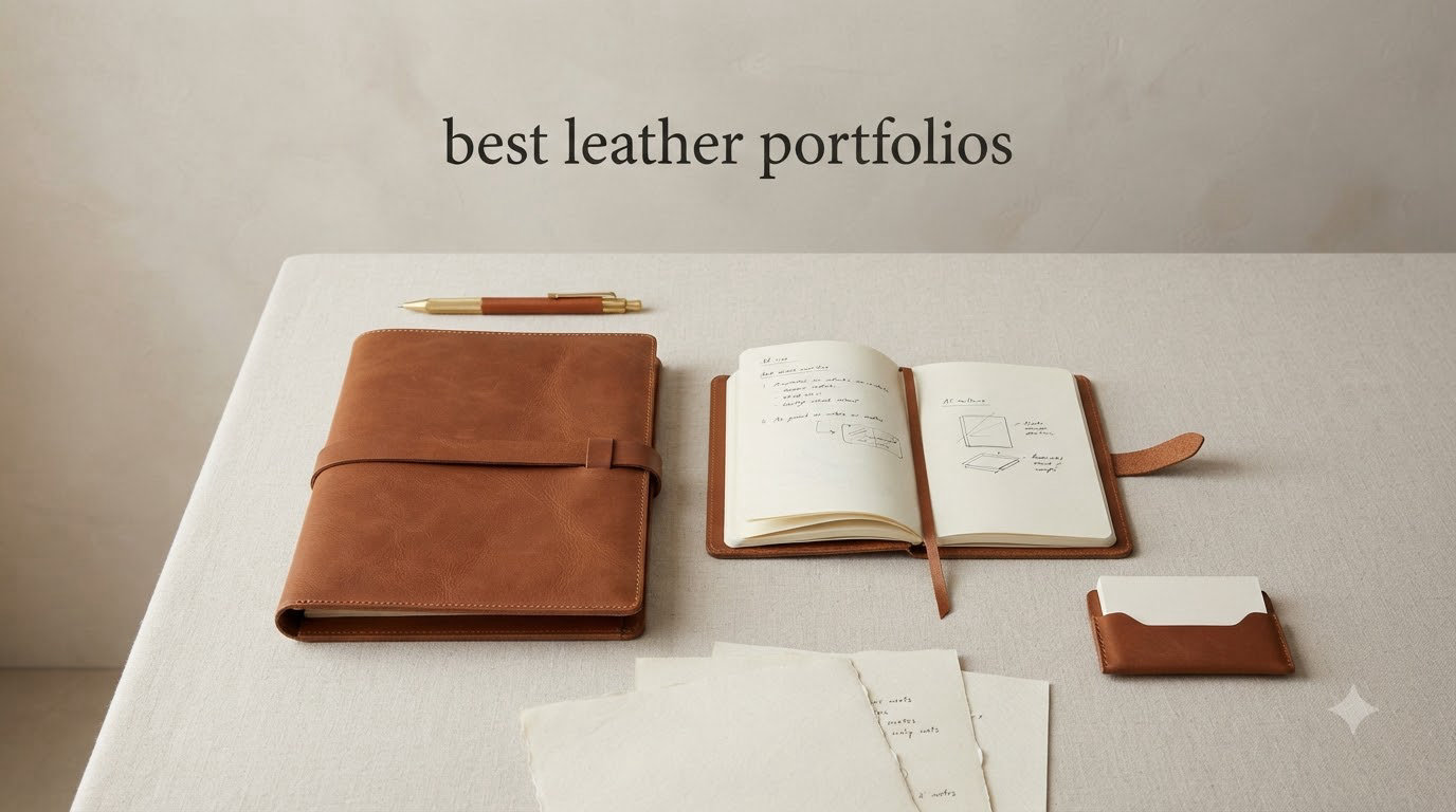 best leather portfolios
