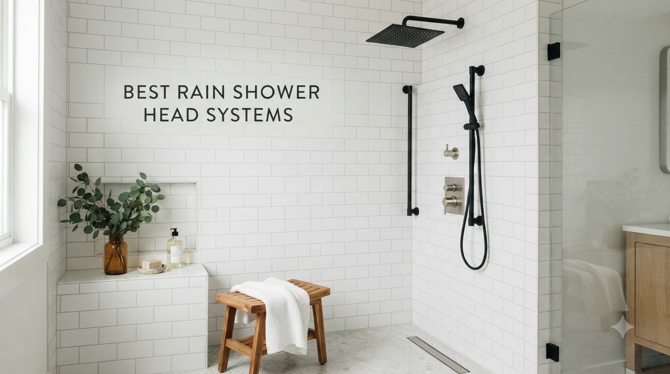 best rain shower head systems