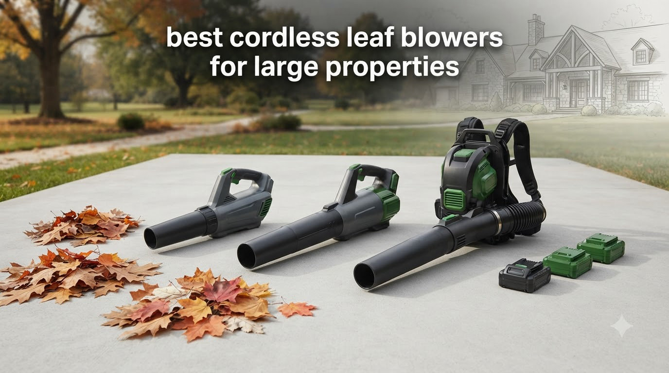 best cordless leaf blowers for large properties