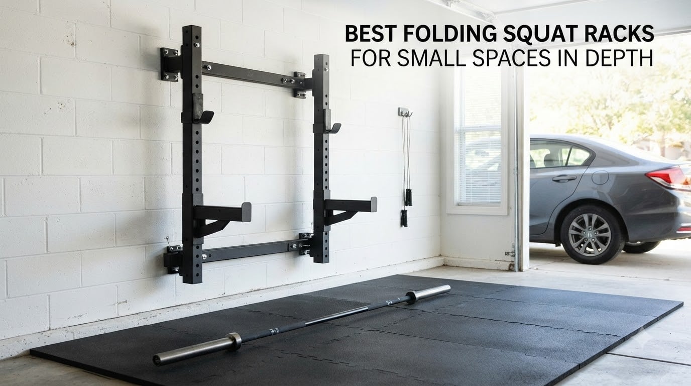 best folding squat racks for small spaces in depth