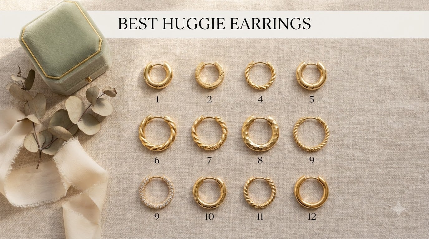 best huggie earrings