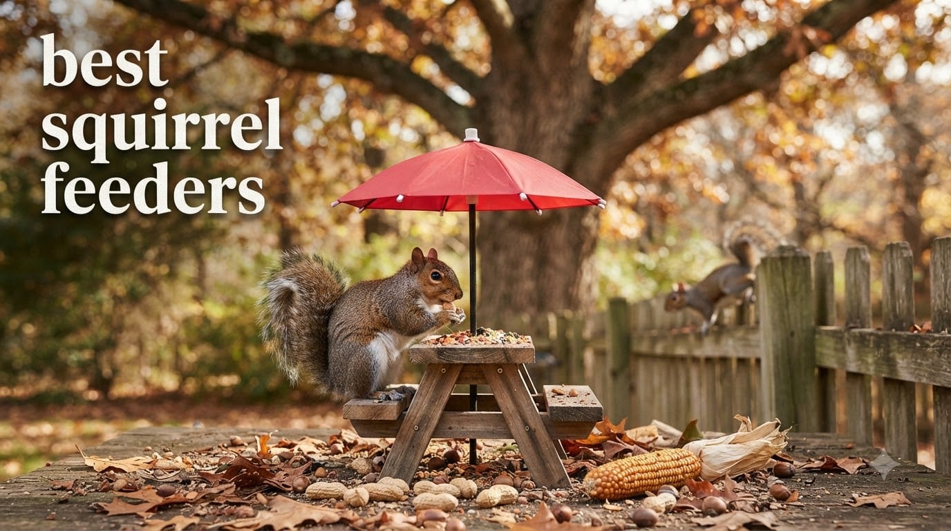 best squirrel feeders