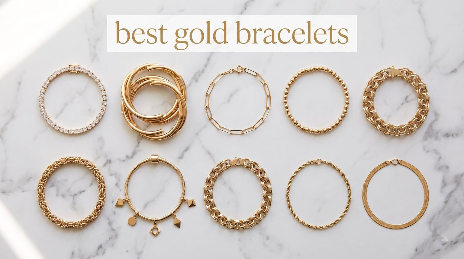 best gold bracelets