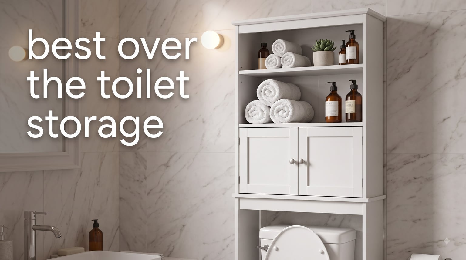 best over the toilet storage