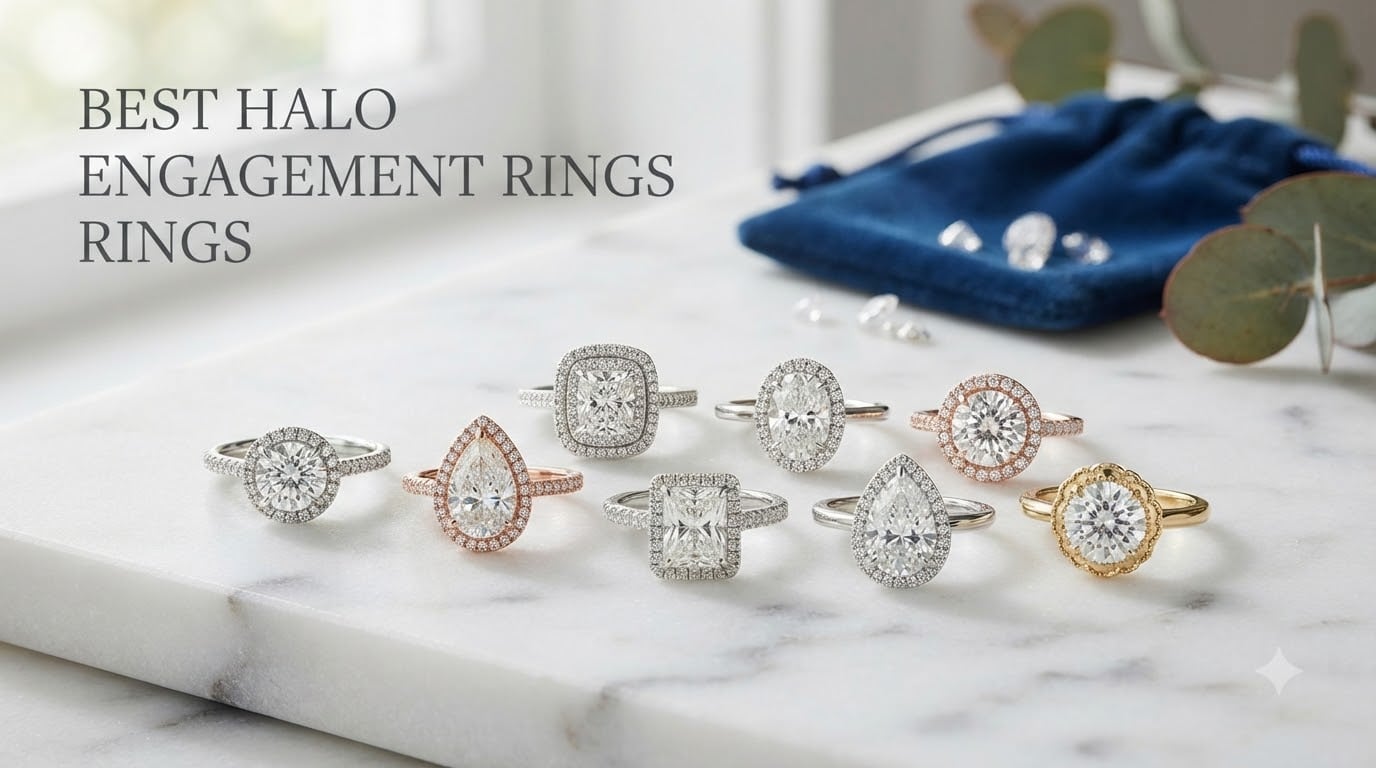 best halo engagement rings