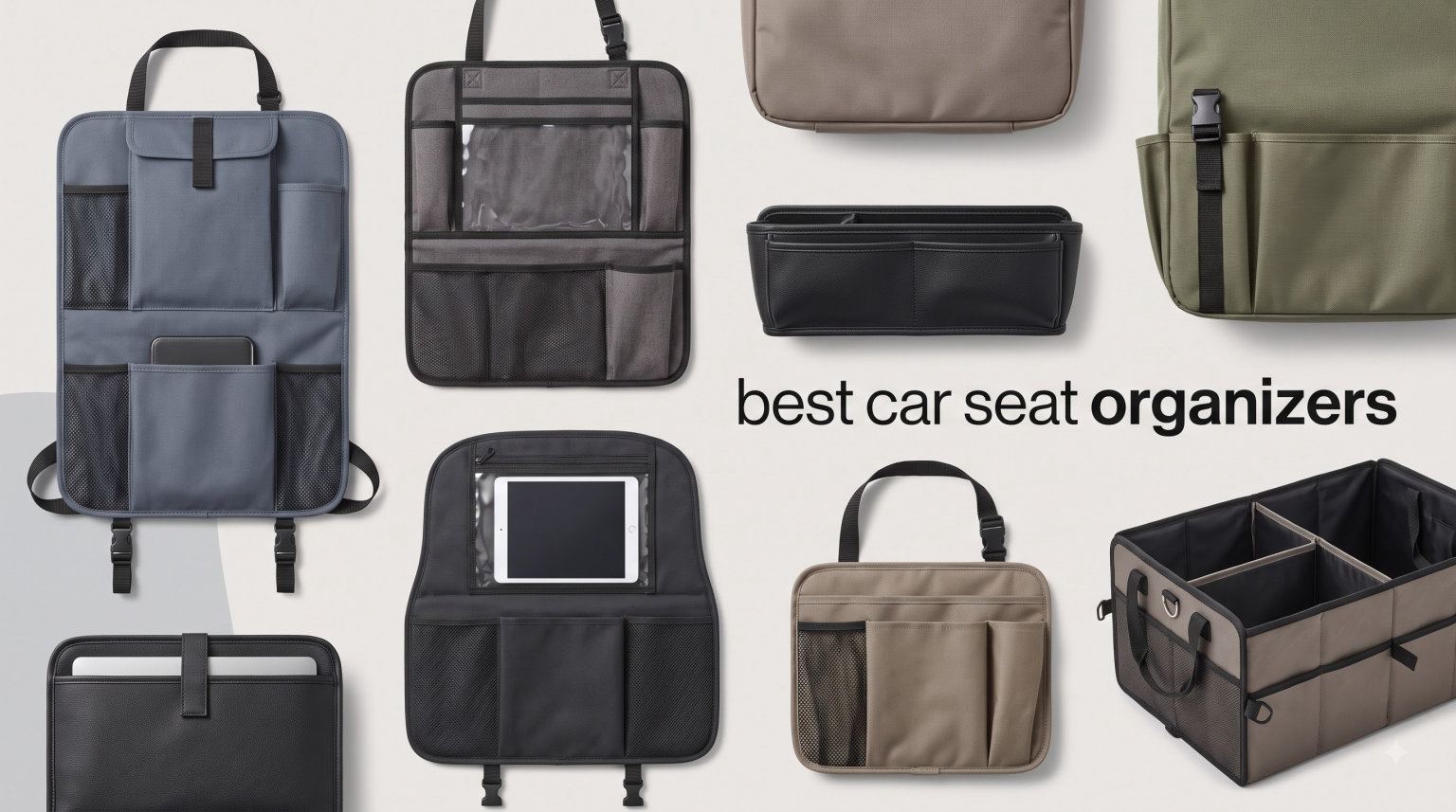 best car seat organizers